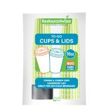 HOT CUP W/ LID 16oz 5-1/2