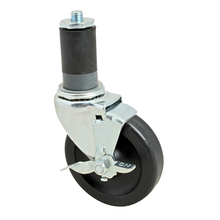 Allpoints 120-1067 Caster, with brake, swivel stem, standard duty, 4