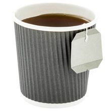 HOT CUP 4oz PAPER RIPPLE WALL GRAY 500/cs