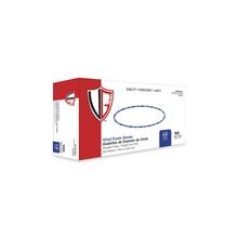 GLOVE VINYL EXAM POWDER FREE 4mil LARGE CLEAR 10/100/cs