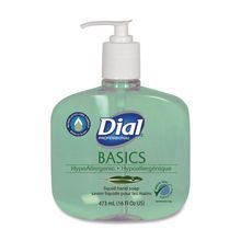 HAND SOAP BASICS 16oz PUMP LIQUID HYPOALLERGENIC 12ea/cs