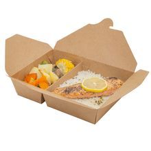 TAKEOUT BIO-PAK #5 50oz 2-COMP 8-1/2x6