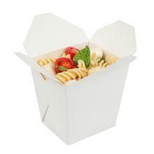 TAKEOUT NOODLE CUP 26oz SQUARE PAPER 4x3-1/2