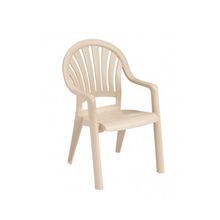 PACIFIC STACKING ARMCHAIR FANBACK SANDSTONE 16ea/cs