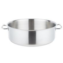 18-quart Intrigue stainless steel brazier with natural finish, Vollrath 47761