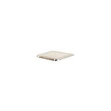 Secure food storage cover with part lid front slider for dependable commercial use, Cambro 60271