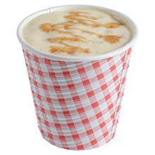 HOT CUP 8oz PAPER SPIRAL WALL PICNIC PRINT 25/cs