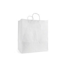 BAG PAPER TWISTED HANDLE WHITE 14x10x16