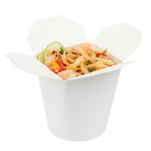 TAKEOUT NOODLE CUP 32oz ROUND PAPER 4x3-1/2