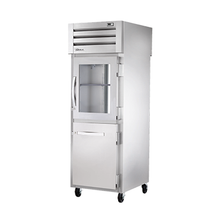TRUE STA1RPT-1HG/1HS-1G-HC SPEC SERIES Pass-thru Refrigerator, one-section, stainless steel front & sides, (1) glass & (1) stainless steel half