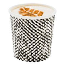 HOT CUP 4oz PAPER SPIRAL WALL HOUNDSTOOTH 500/cs