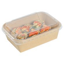 LID F/ SUSHI CONTAINER 17 22 & 26 34oz POLYPRO CLEAR 100/cs