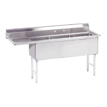 Advance Tabco FC-3-1515-15L-X Fabricated NSF Sink, 3-compartment, 15