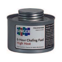 FUEL CHAFING 4 HR BROAD WICK LIQUID HIGH HEAT POP TOP 24/cs