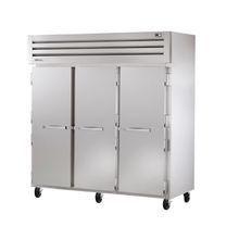 TRUE STG3R-3S SPEC SERIES Refrigerator, Reach-in, three-section, stainless steel front, aluminum sides, (3) stainless steel doors with locks