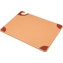 San Jamar CBG152012BR Saf-T-Grip Cutting Board, 15