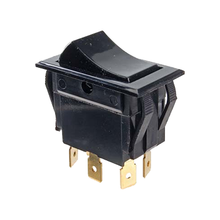 Allpoints 42-1028 Rocker Switch, on/on, double pole, double throw, (6) 1/4
