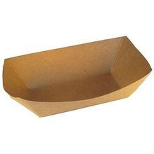 FOOD TRAY #100 PAPER 1lb KRAFT NATURAL 1000/cs