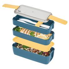 BENTO 3-IN-1 W/ FORK/ KN 30oz 7-1/2x3-1/4