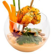 SPHERE CUP 2oz W/ FORK 4