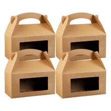 GABLE BOX w/WINDOW GREASEPROOF 9-1/2x5
