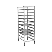 Eagle OUR-1818-3-1X Panco Utility Rack, mobile, full height, open sides, with slides for 18