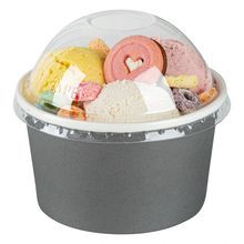 DOME LID F/ TOGO CUP 12oz 4-1/4