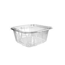 CONTAINER W/ FLAT LID 64oz TAMPER EVID PET CLEAR 200/cs