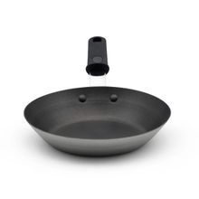 8 -inch carbon steel induction fry pan with SteelCoat x3 nonstick coating and TriVent silicone handle, Vollrath 59900