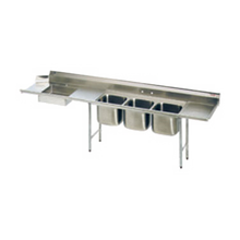 Eagle SDTPR-124-16/3 Soiled Dishtable/3-Compartment Pot Sink, straight design, 124