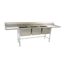 Eagle S16-20-3-24L S16 Series Sink, three compartment, 95-1/2