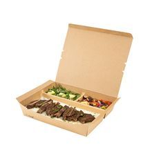 BENTO BOX 78oz 3-COMP PAPER 11x9x2