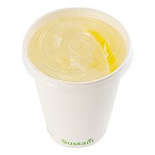 FLAT LID F/9 12 16 20 22oz COLD CUP CMPST PLA CLR 1000/cs