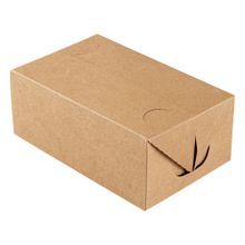 TAKEOUT LUNCH BOX w/ FAST TOP 47oz PAPER KRAFT 100/cs