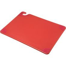 San Jamar CBG152012RD Saf-T-Grip Cutting Board, 15