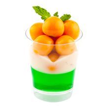MINI PARFAIT GLASS 3oz & SPOON 4