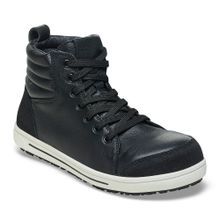 QS700 BOOT LEATHER BLACK SIZE 39 ASTM SLIP RESISTANT