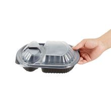 FOOD CONTAINER W/ LID 27oz 9-1/2x8