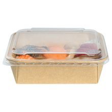 LID F/ 34 45oz SUSHI CONTAINER ANTIFOG POLYPRO CLEAR 50/cs
