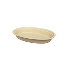 BOWL FIBER COMPOSTABLE 32oz BURRITO NATURAL 300/cs