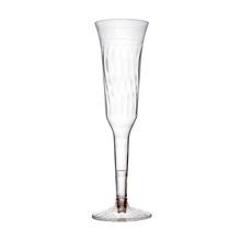 CHAMPAGNE FLUTE 5oz 2pc POLYSTYRENE CLEAR 120/cs