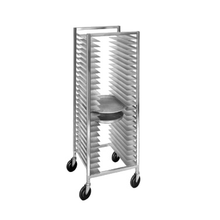 Channel PR-24 Pizza Pan Rack, half height, with work top, 43