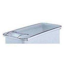 Secure food storage cover with lid only forib27 ingredient bin 1pc flat for dependable commercial use, Cambro IB27LIDCW135
