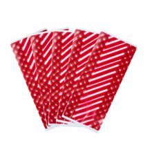 CANDY BAG GUSSET STRIPES 4x2x9-1/2