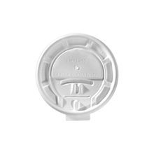 HOT CUP LID LOCK BACK LID 10oz PLASTIC WHITE 1000/cs