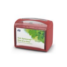 XPRESSNAP NAPKIN DISPENSER TABLETOP TORK PLASTIC RED