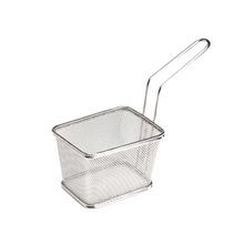 G.E.T. Enterprises 4-81868 SERVING FRY BASKET 5X4X3-1/4 RECTANGULAR S/S (24EA/CS)