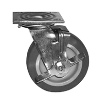 Eagle CPB5P-500 Plate Caster, Brake, 5