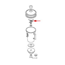 Allpoints 26-1703 Cutter Assembly, includes (4) stainless steel blades, 115v/60/1-ph