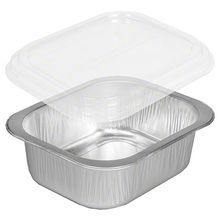 TAKEOUT FOIL OBLONG W/ DOME LID SMOOTHWALL 20oz 150/cs